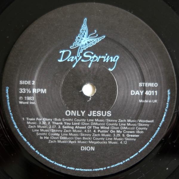 Dion - Only Jesus - Lp