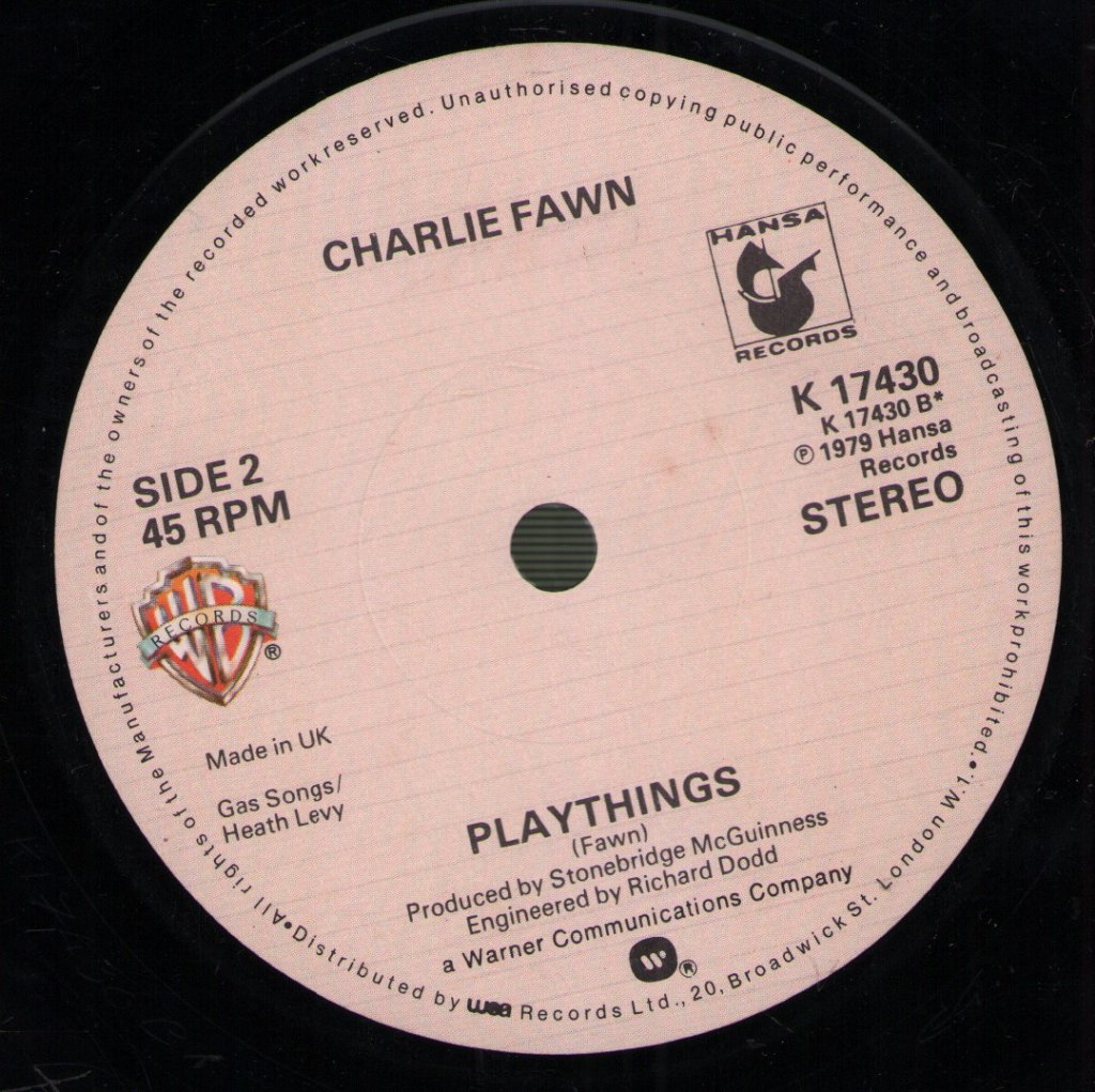 Charlie Fawn - Hothead Handshake Tremble - 7 Inch