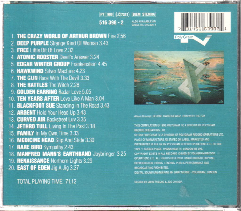 Various Artists - Progression (A Progressive Rock Anthology) - Cd