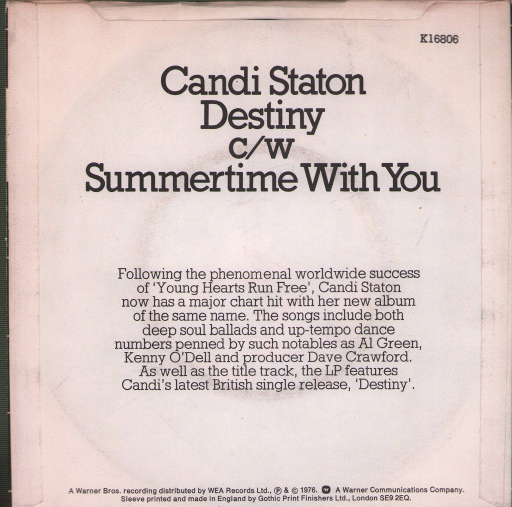 Candi Staton - Destiny - 7 Inch