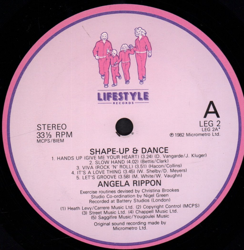 Angela Rippon - Shape Up And Dance Volume 2 - Lp