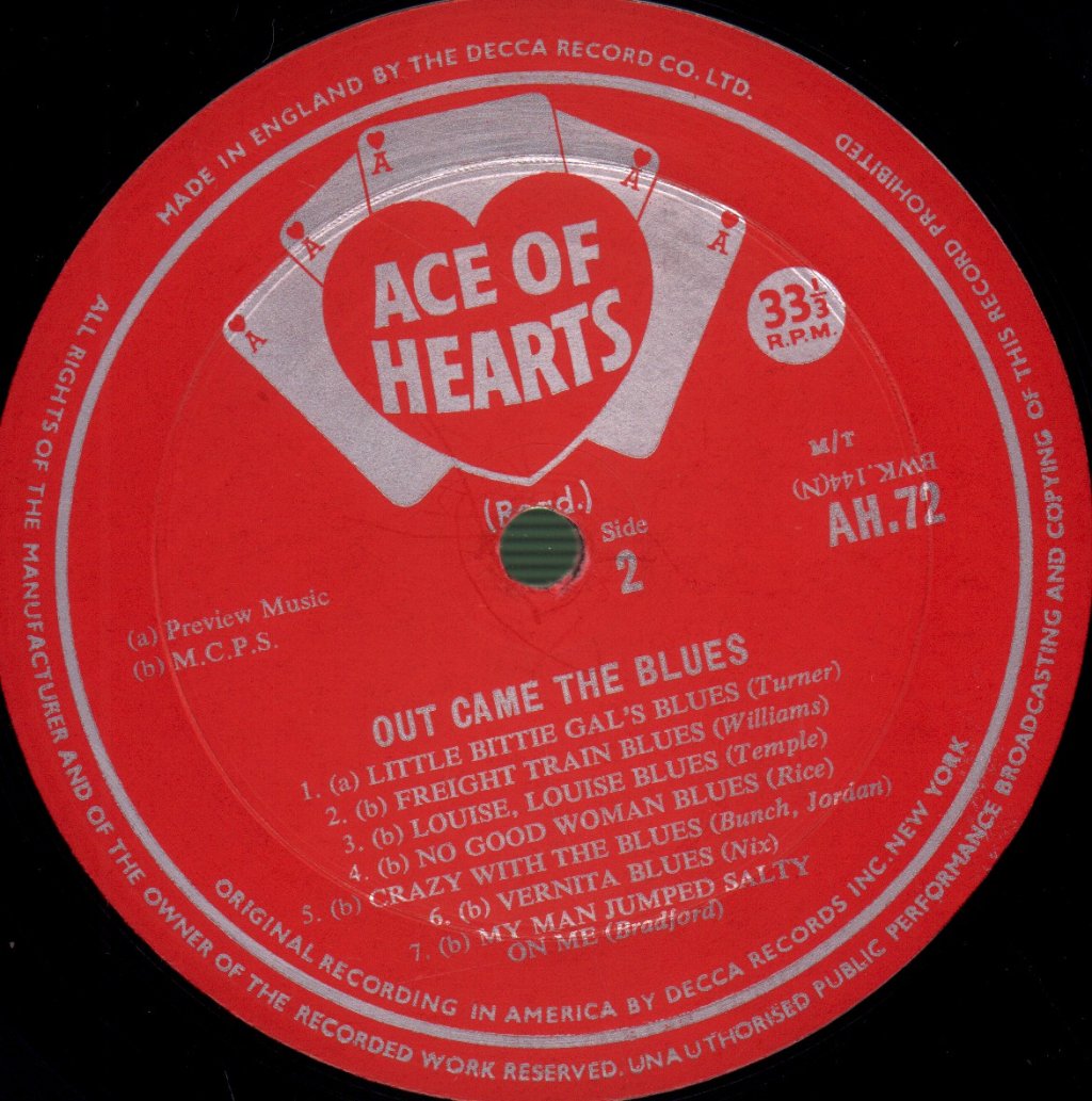 Various Artists - Out Came The Blues - Lp