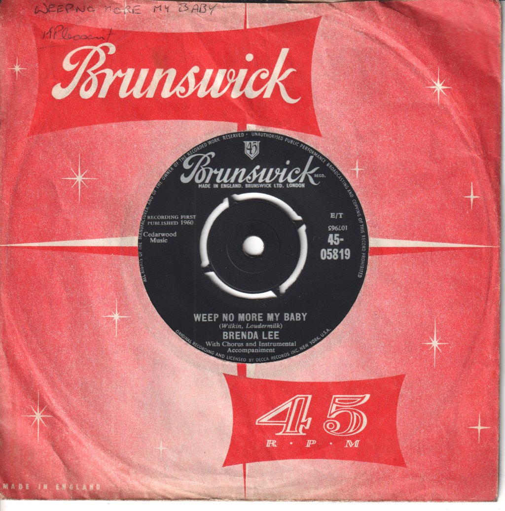 Brenda Lee - Sweet Nuthin's - 7 Inch