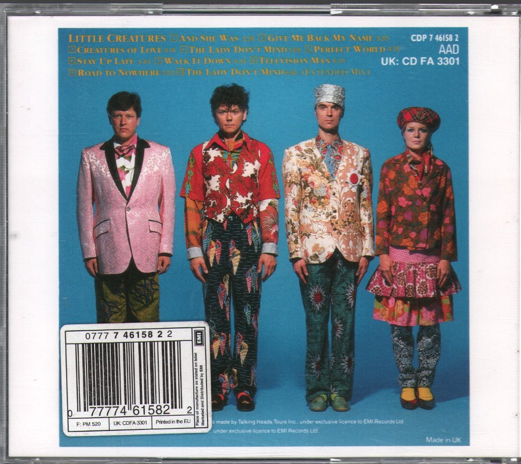 Talking Heads - Little Creatures - Cd