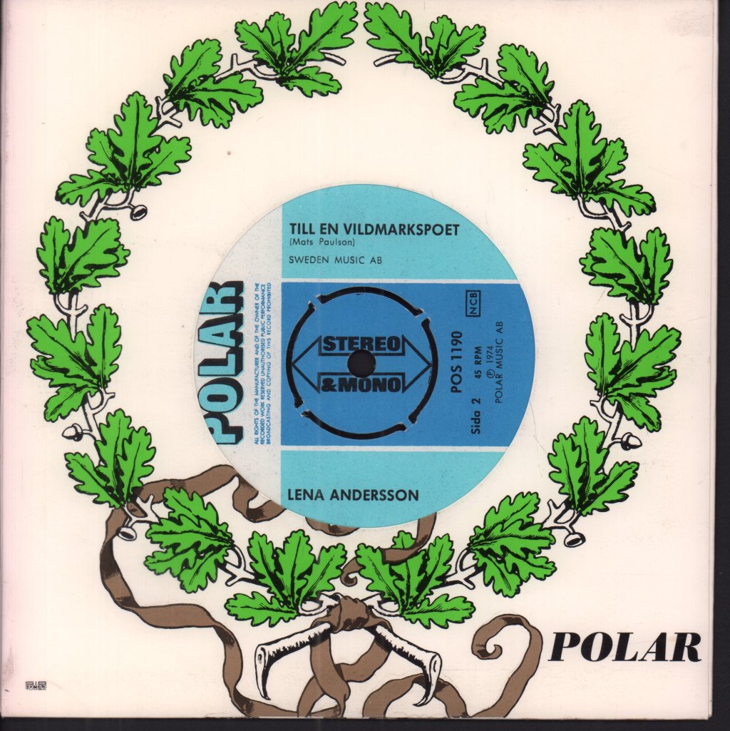 Lena Andersson - Hasta Mañana - 7 Inch