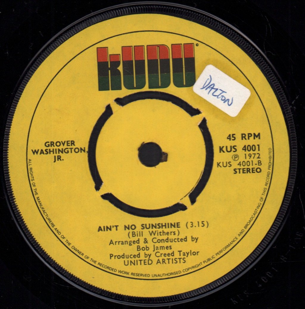 Grover Washington Jr - Inner City Blues - 7 Inch