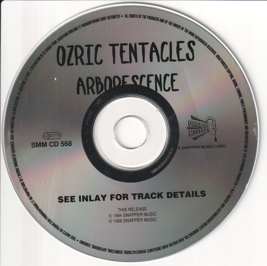 Ozric Tentacles - Arborescence - Cd