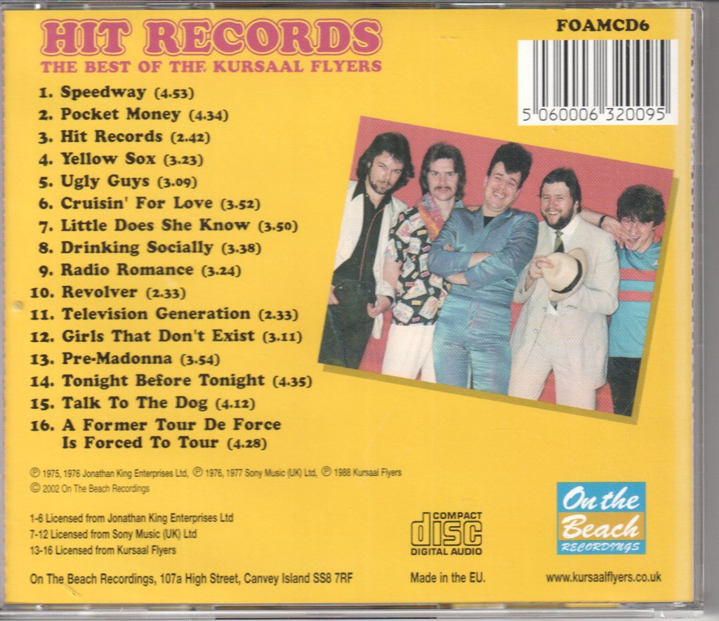 Kursaal Flyers - Hit Records: The Best Of The Kursaal Flyers - Cd