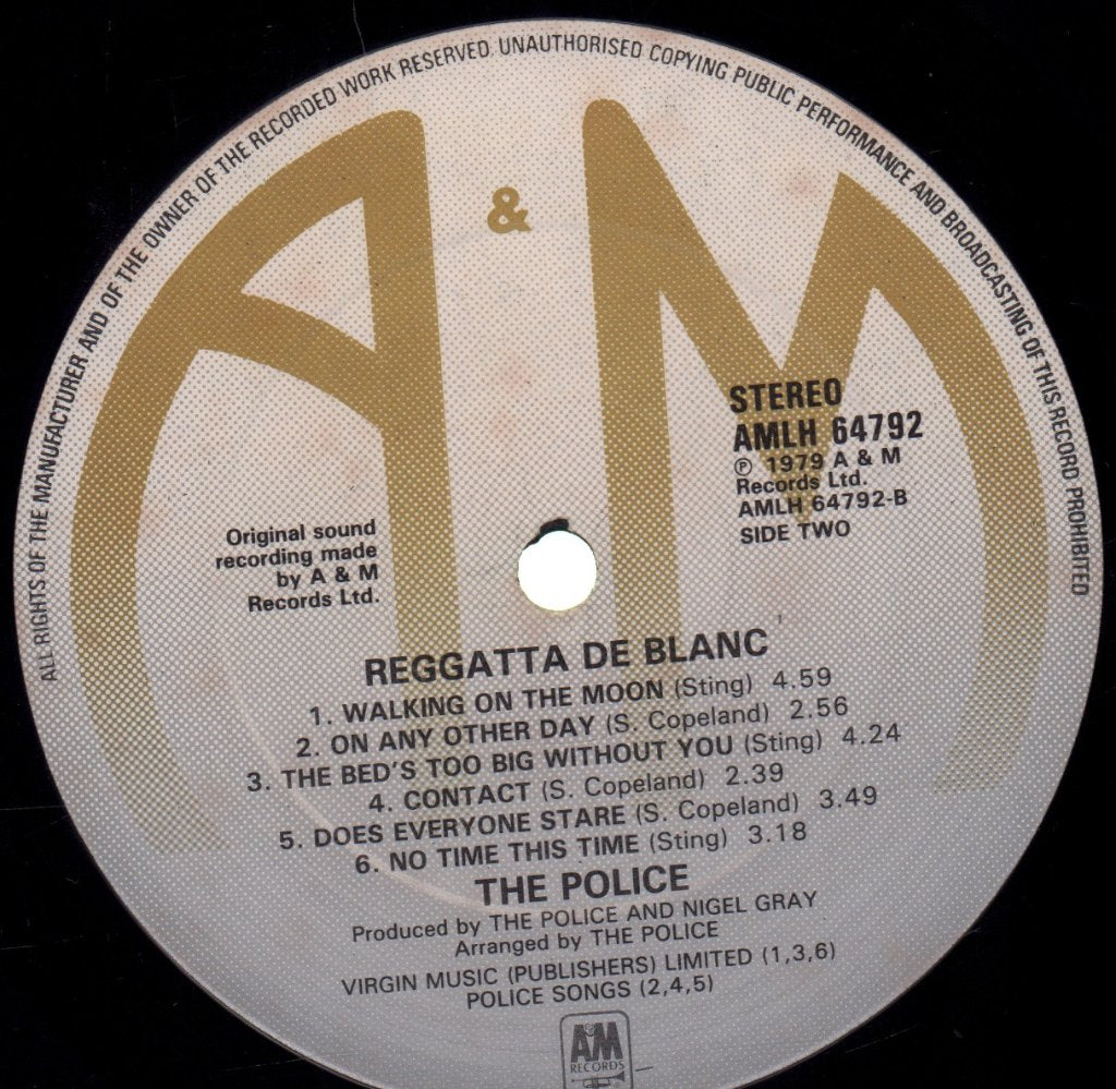 Police - Reggatta De Blanc - Lp