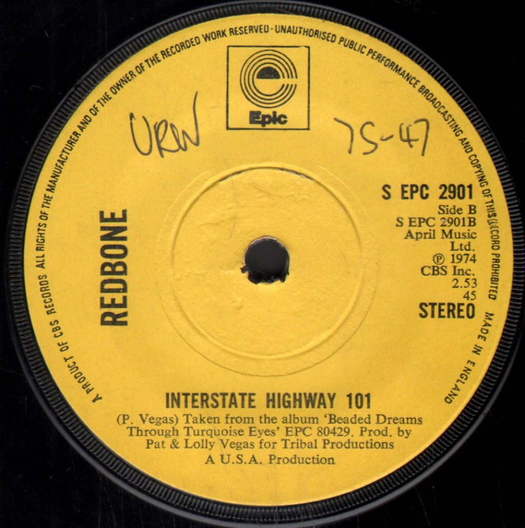 Redbone - Suzi Girl - 7 Inch