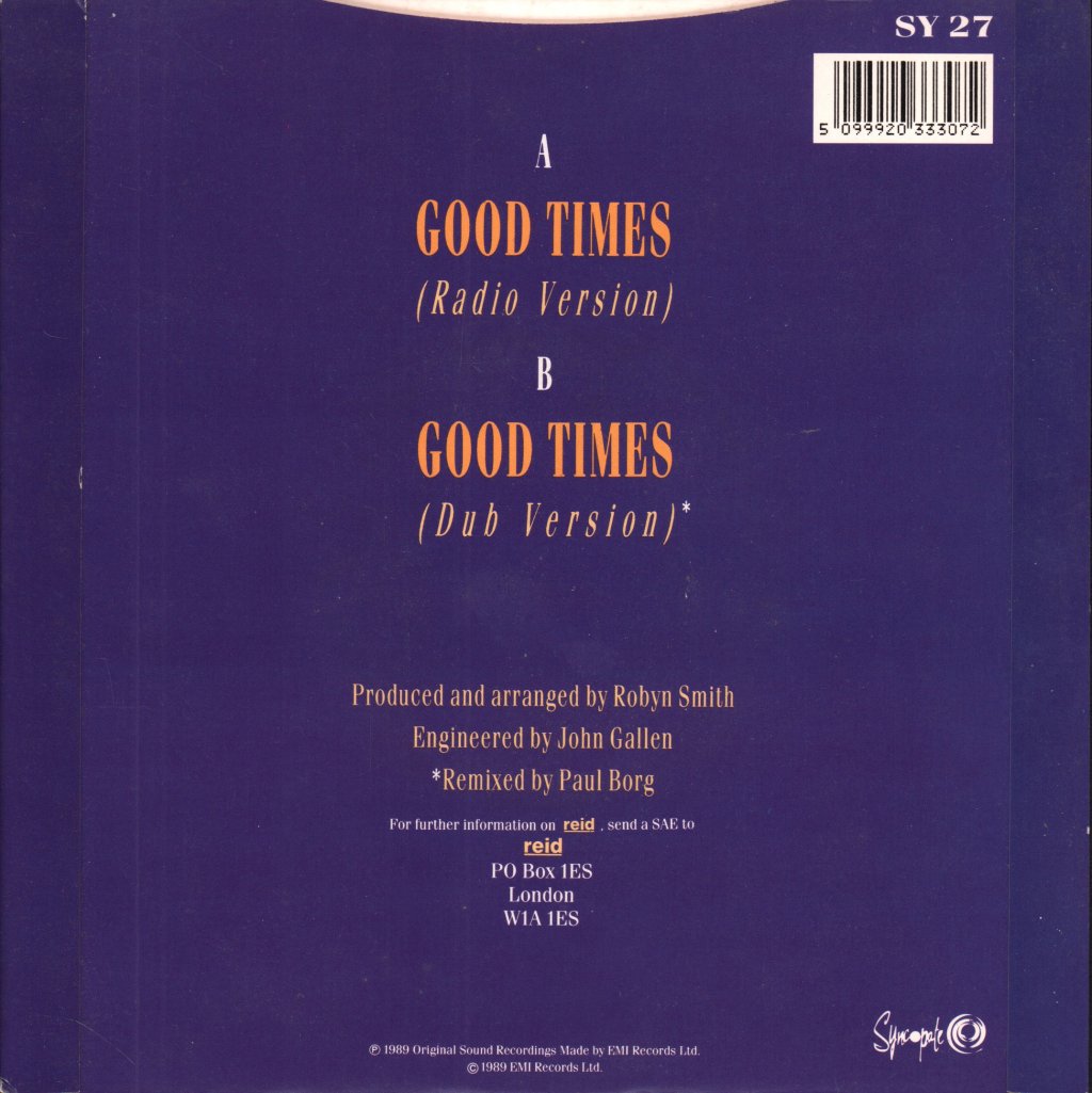 Reid - Good Times - 7 Inch