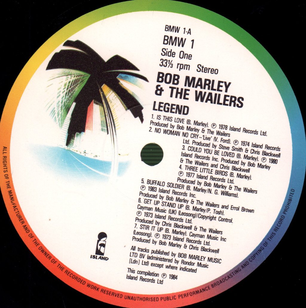 Bob Marley And The Wailers - Legend - Lp