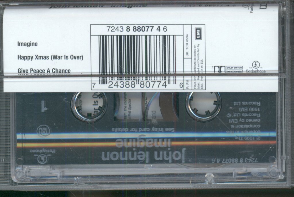 John Lennon - Imagine - Cassette