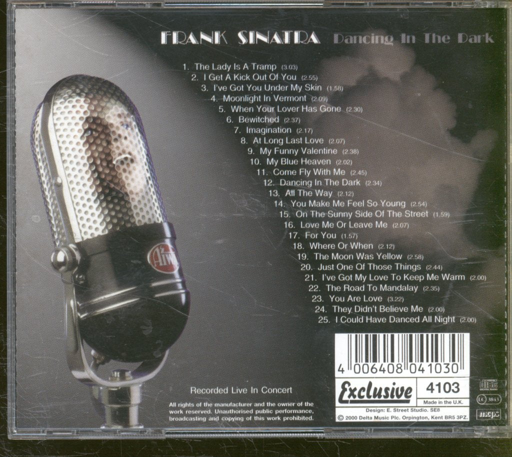 Frank Sinatra - Dancing In The Dark - Cd