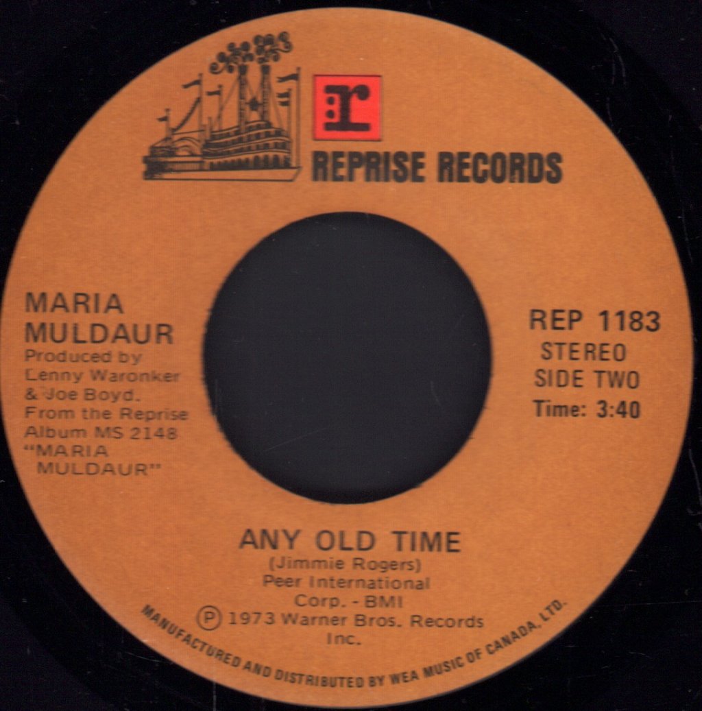 Maria Muldaur - Midnight At The Oasis - 7 Inch