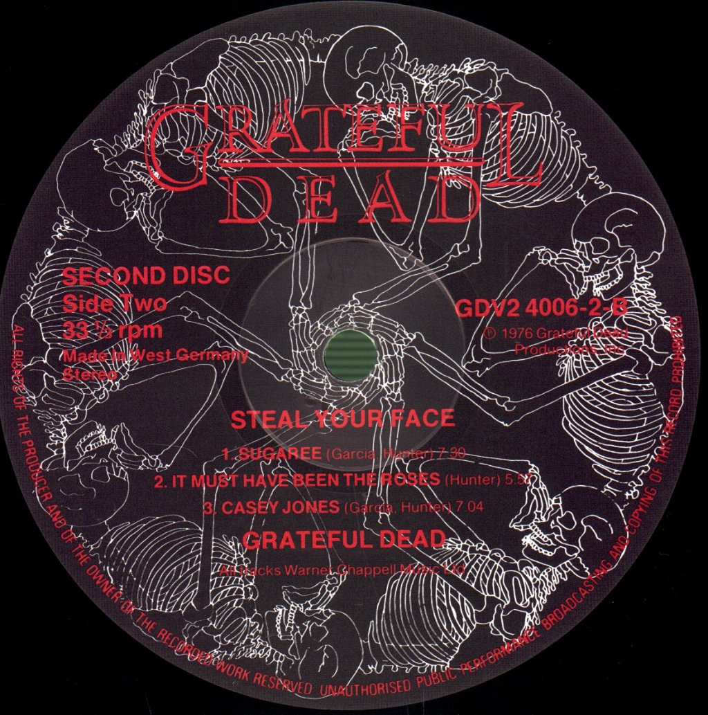 Grateful Dead - Steal Your Face - Double Lp