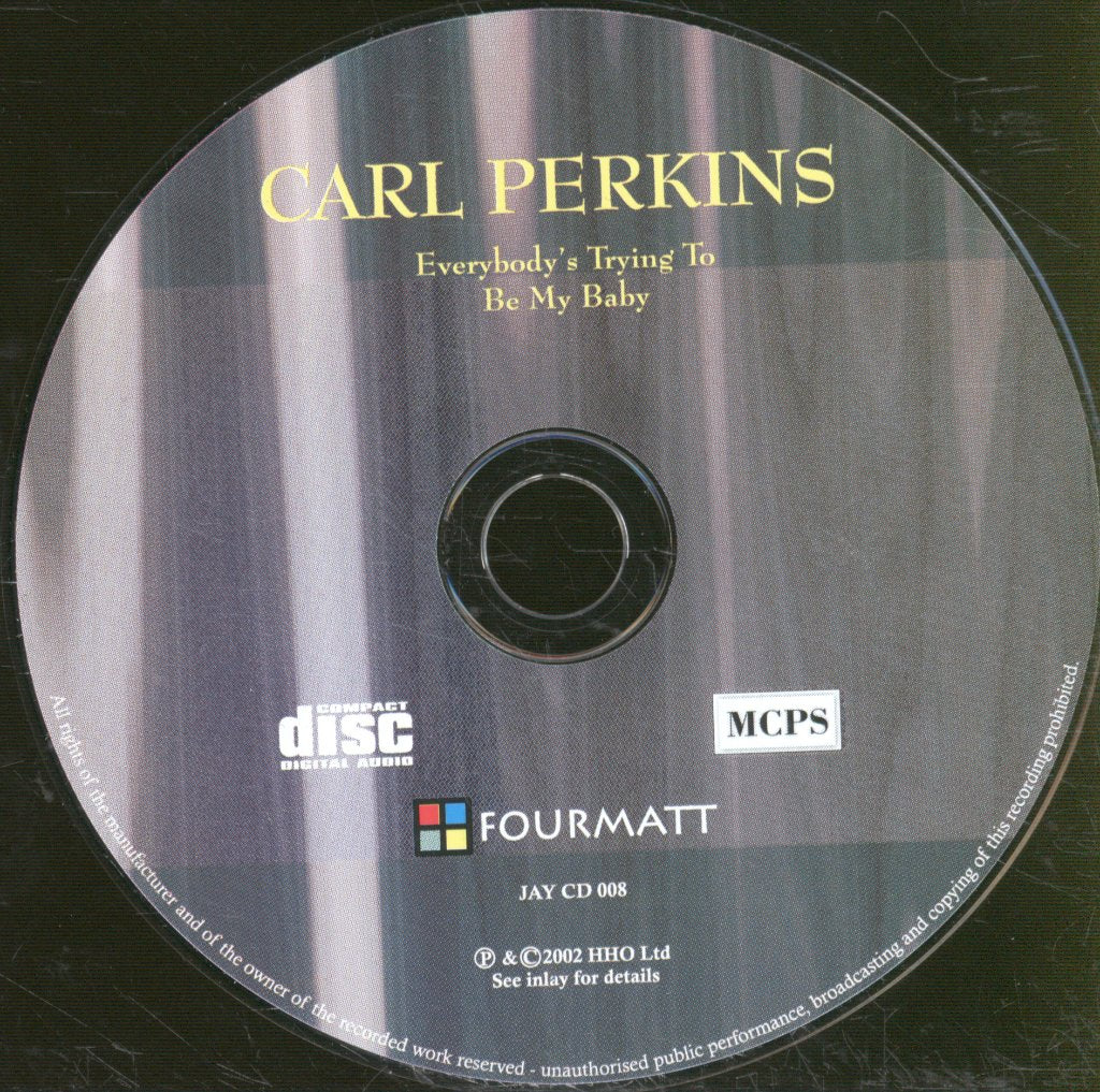 Carl Perkins (Rock N Roll) - Everybody's Trying To Be My Baby - Cd