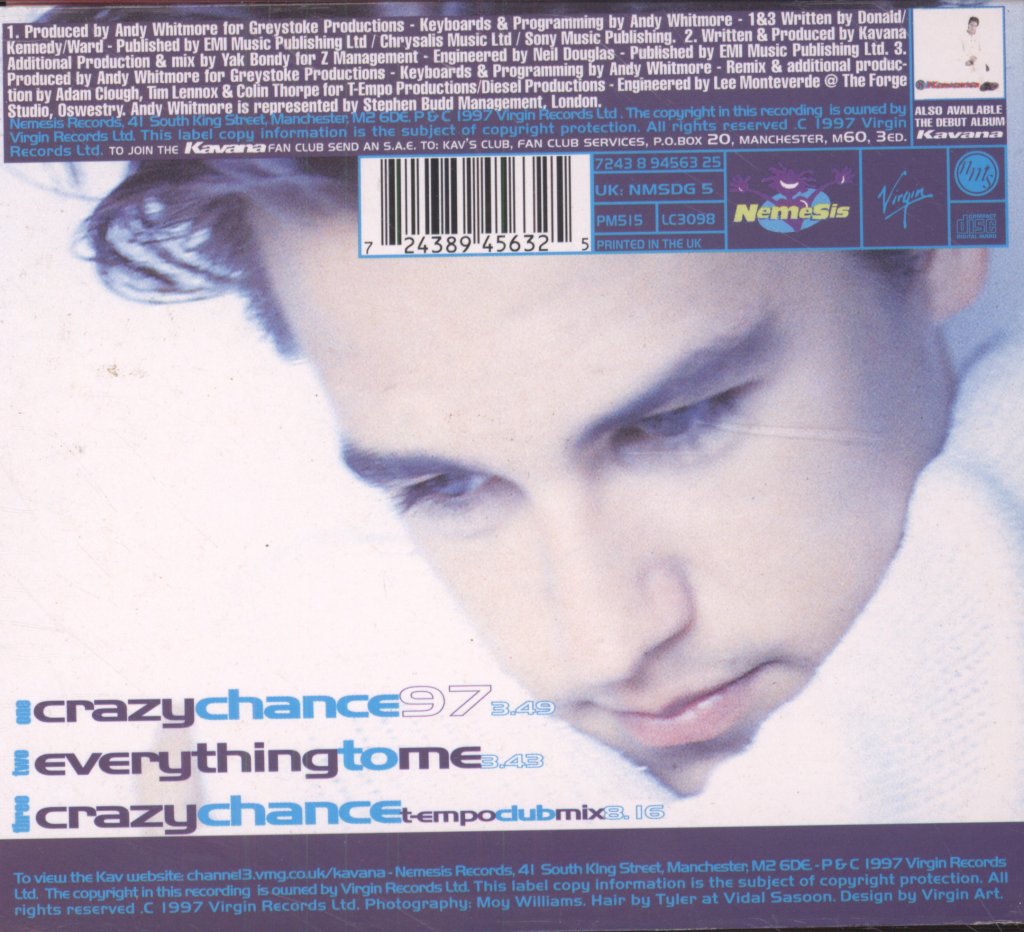 Kavana - Crazy Chance 97 - Cd