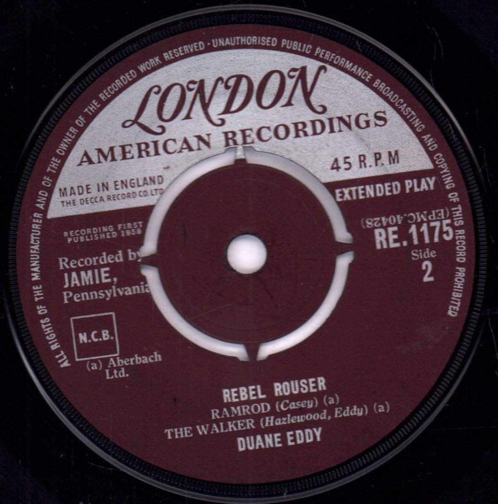 Duane Eddy - Rebel Rouser - 7 Inch