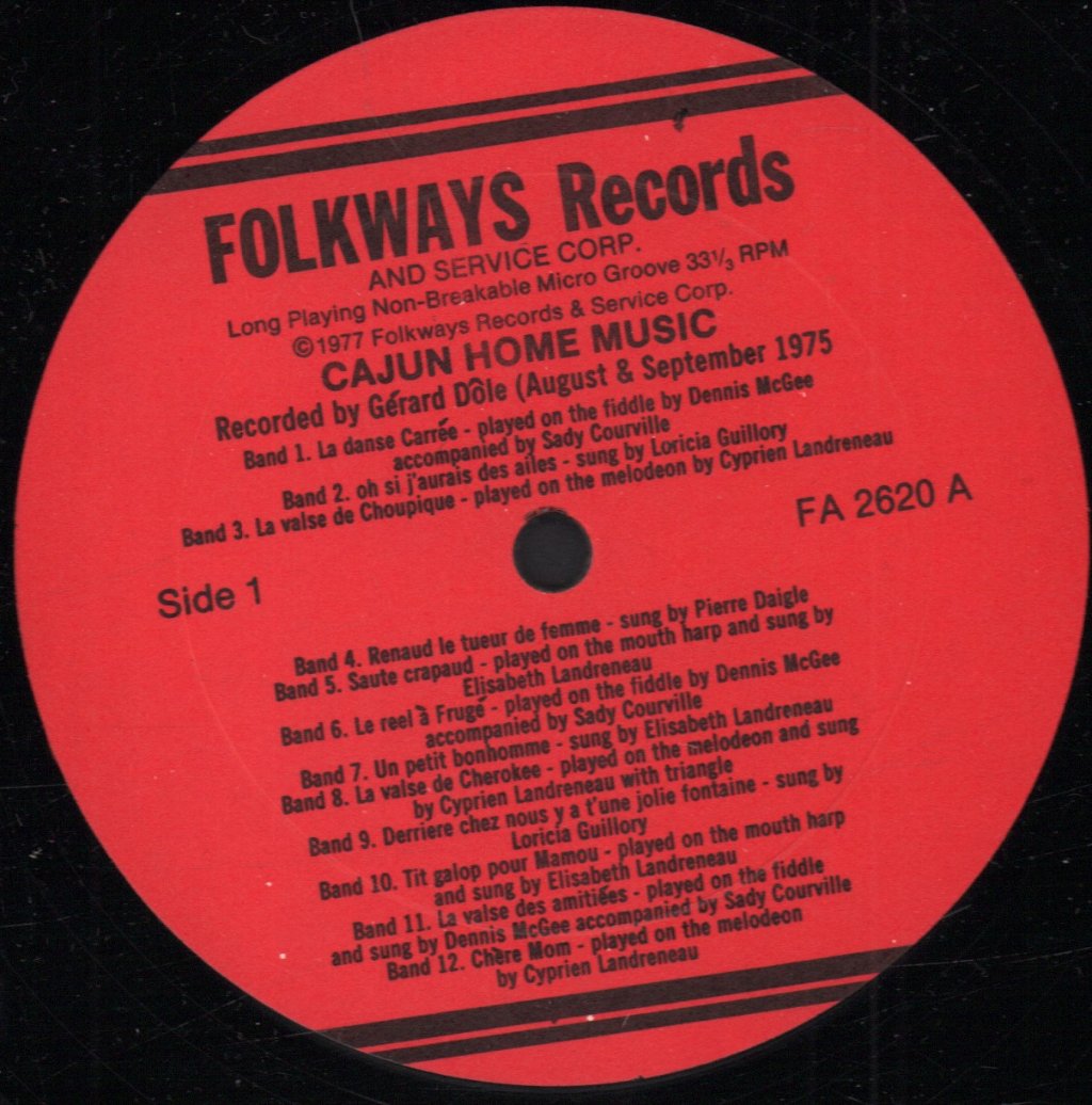 Various Artists - Cajun Home Music - Lp