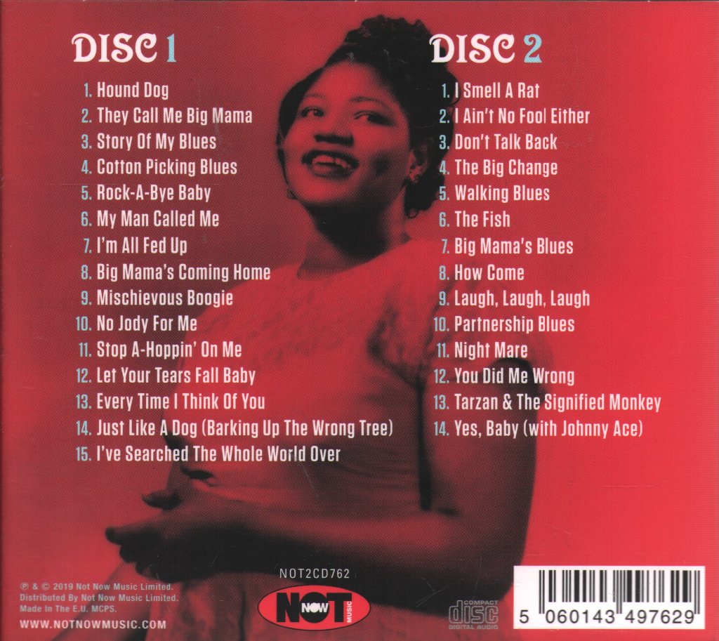 Big Mama Thornton - Very Best Of Big Mama Thornton - Double Cd