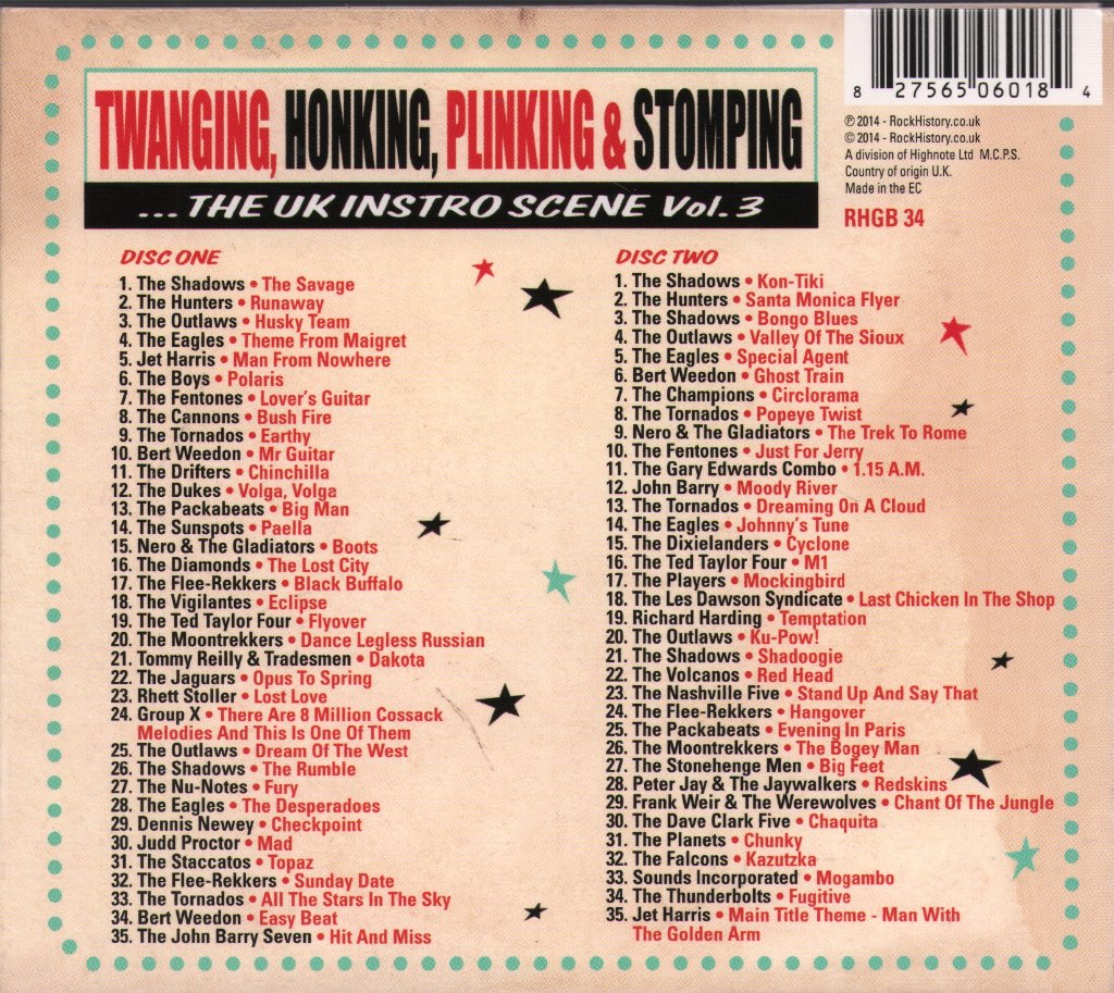 Various Artists - Twanging, Honking, Plinking & Stomping... - Double Cd