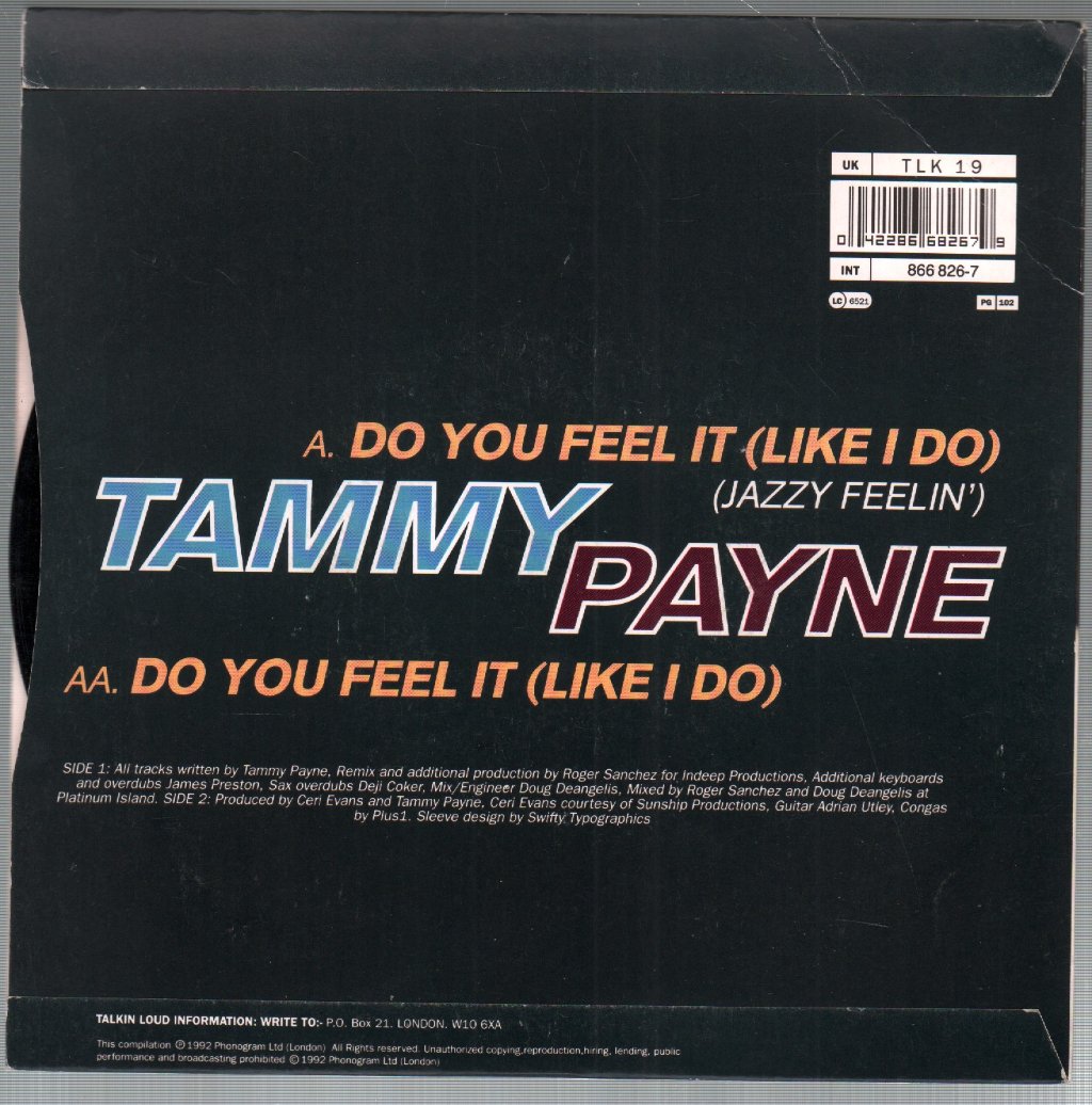 Tammy Payne - Do You Feel It - 7 Inch
