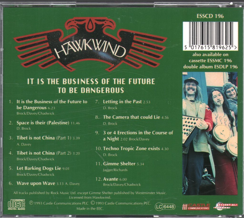 Hawkwind - It Is The Business Of The Future To Be Dangerous - Cd