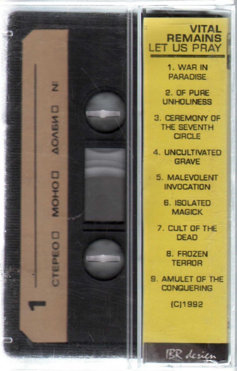 Vital Remains - Let Us Pray - Cassette