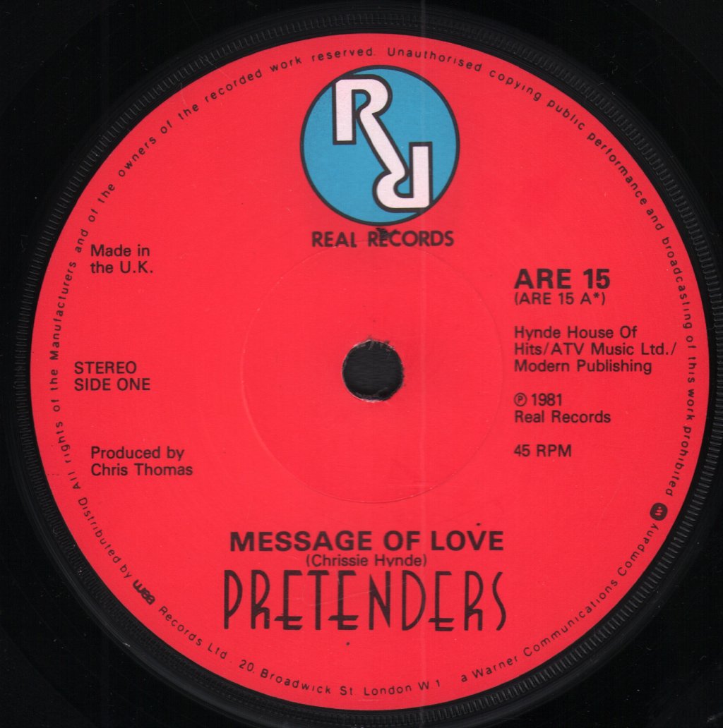 Pretenders - Message Of Love - 7 Inch