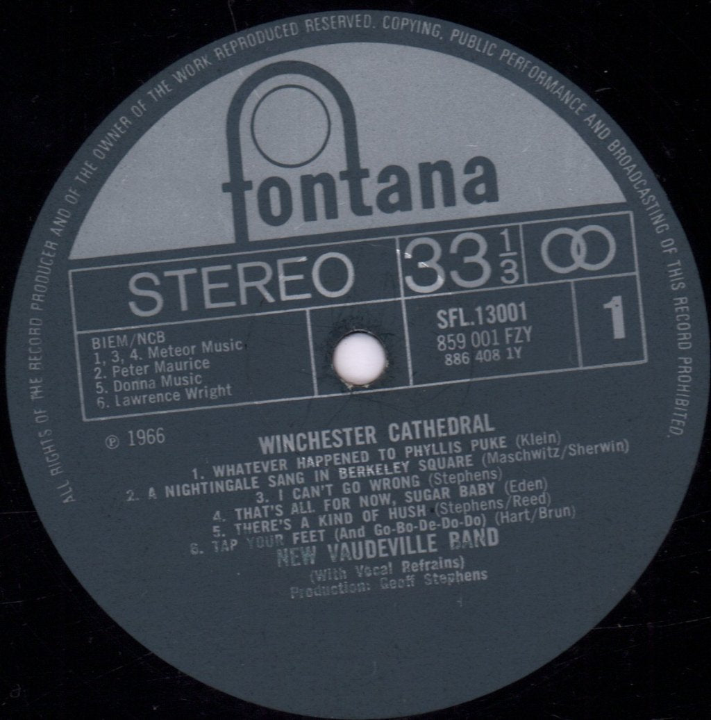 New Vaudeville Band - Winchester Cathedral - Lp