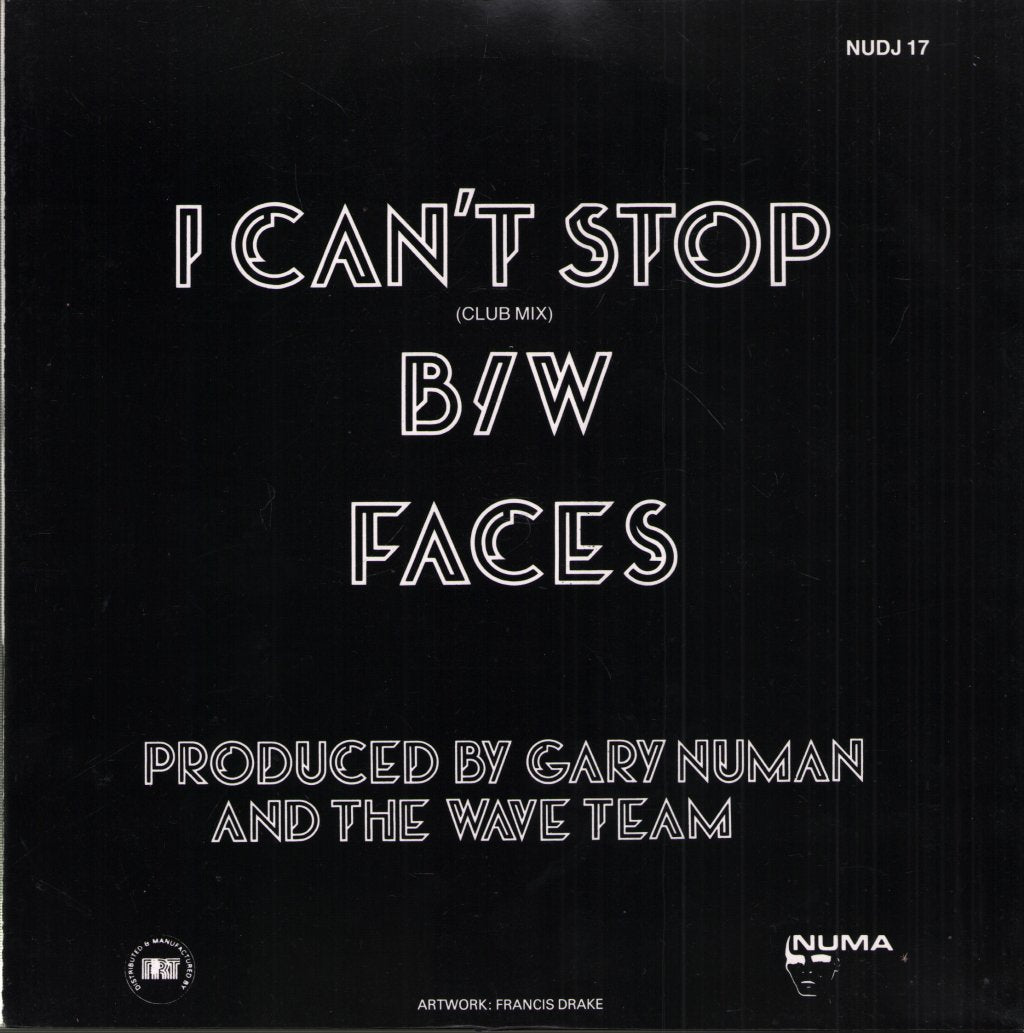 Gary Numan - I Can't Stop - 10 Inch