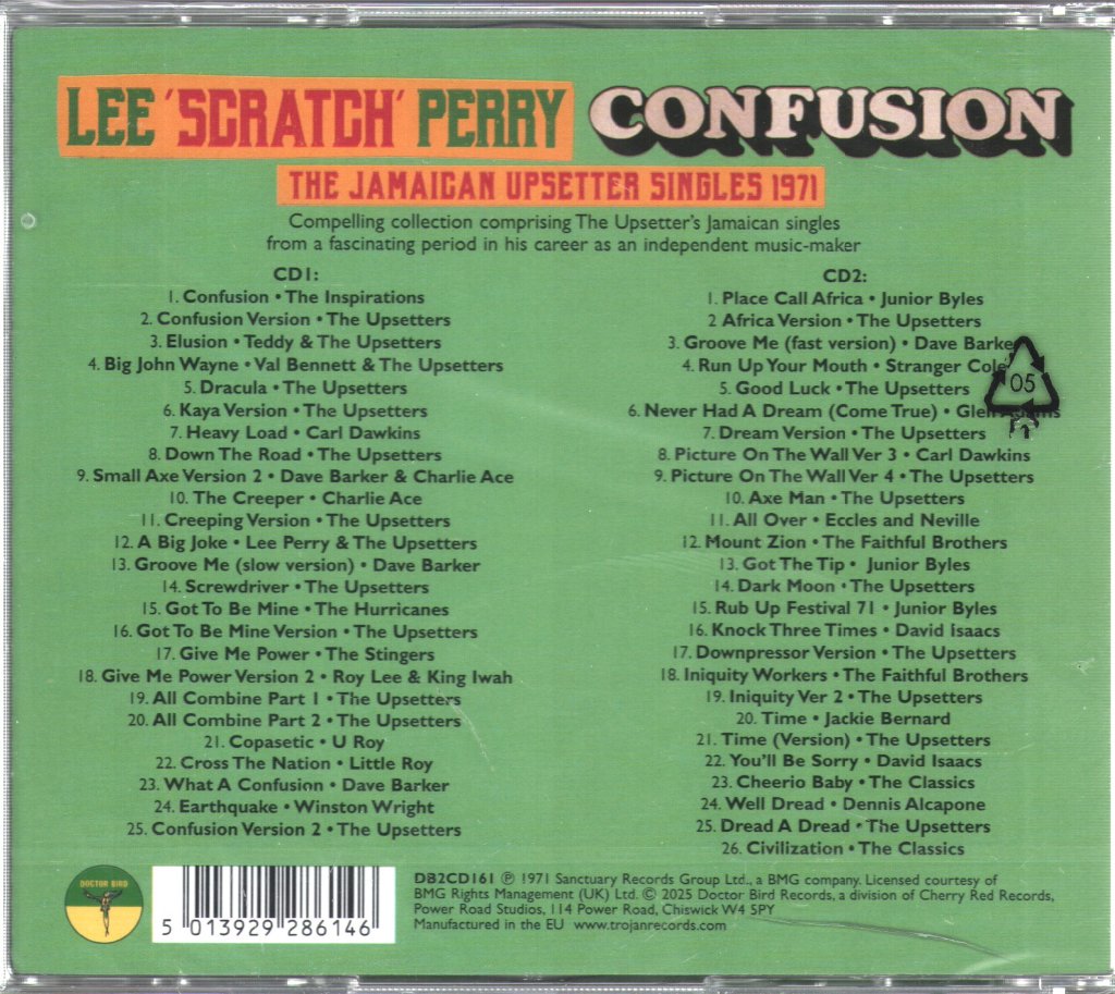 Lee Scratch Perry - Confusion: The Jamaican Upsetter Singles 1971 - Double Cd