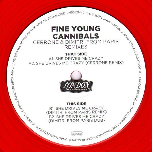 Fine Young Cannibals - She Drives Me Crazy (Cerrone & Dimitri from Paris Remixes) - 12 Inch