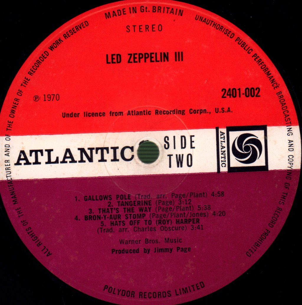 Led Zeppelin - 3 - Lp