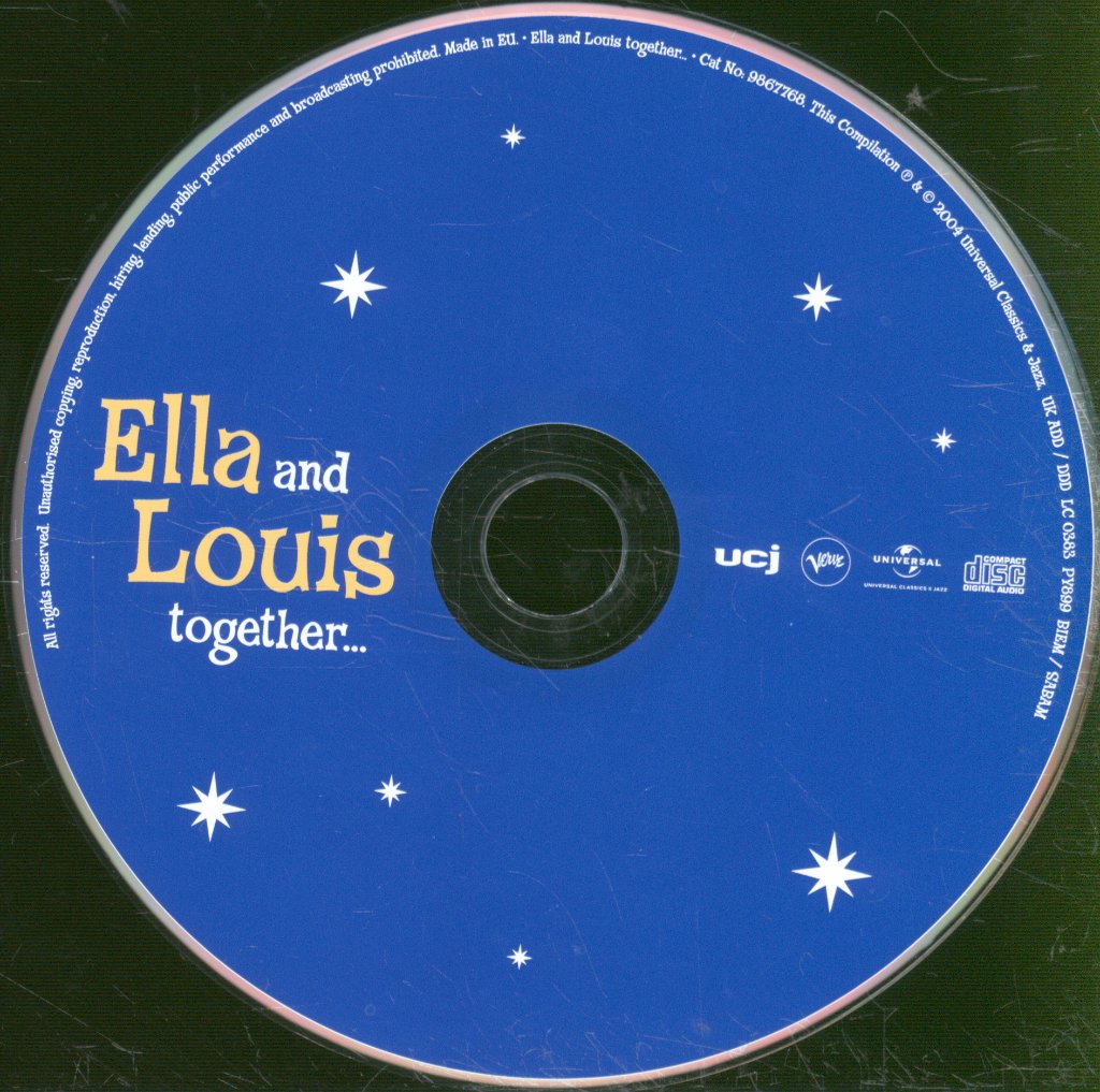 Ella Fitzgerald And Louis Armstrong - Ella And Louis Together - Cd