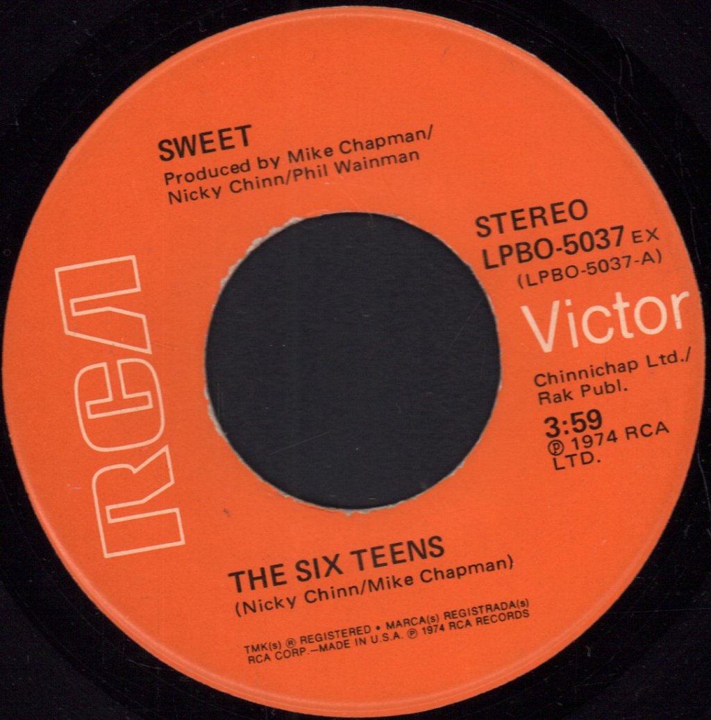 Sweet - Six Teens - 7 Inch