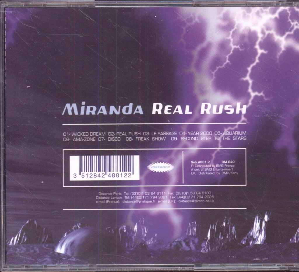 Miranda - Real Rush - Cd