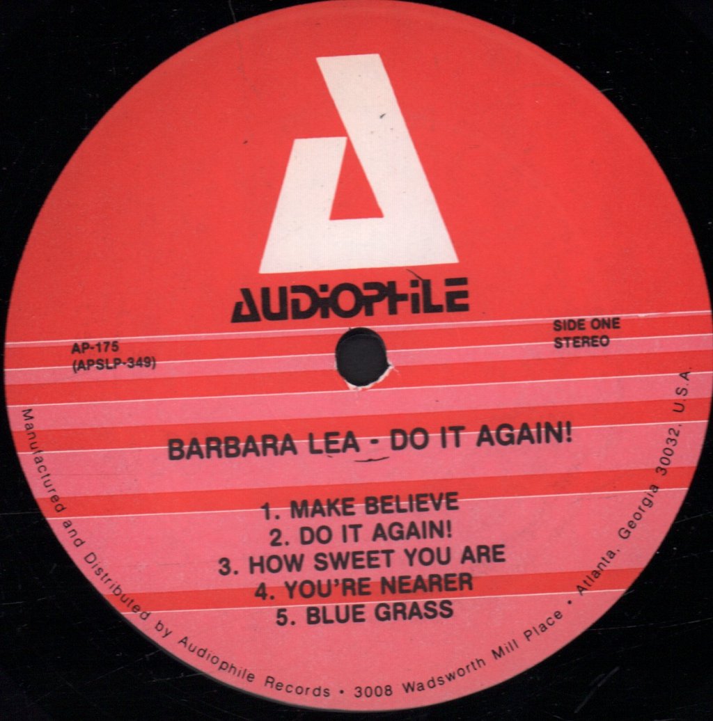 Barbara Lea - Do It Again - Lp