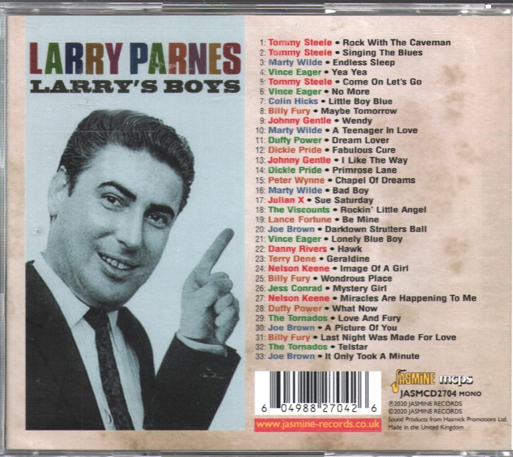 Various Artists - Larry Parnes - Larry's Boys - Cd