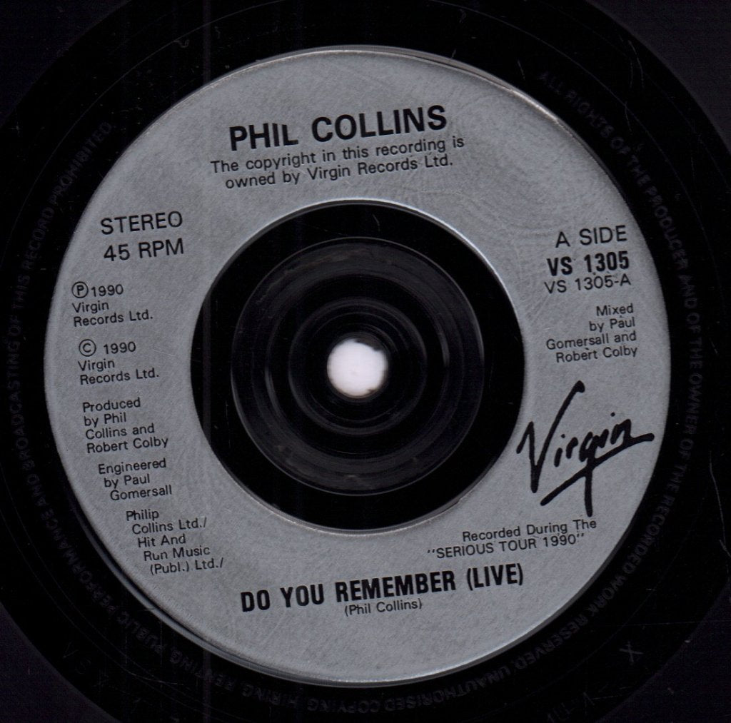 Phil Collins - Do You Remember - 7 Inch