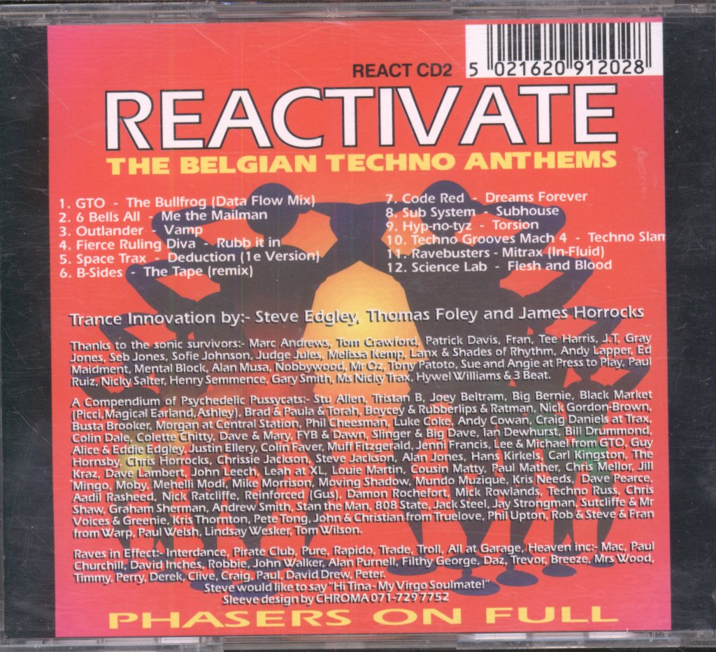 Various Artists - Reactivate Volume #2 - Phasers On Full - Cd