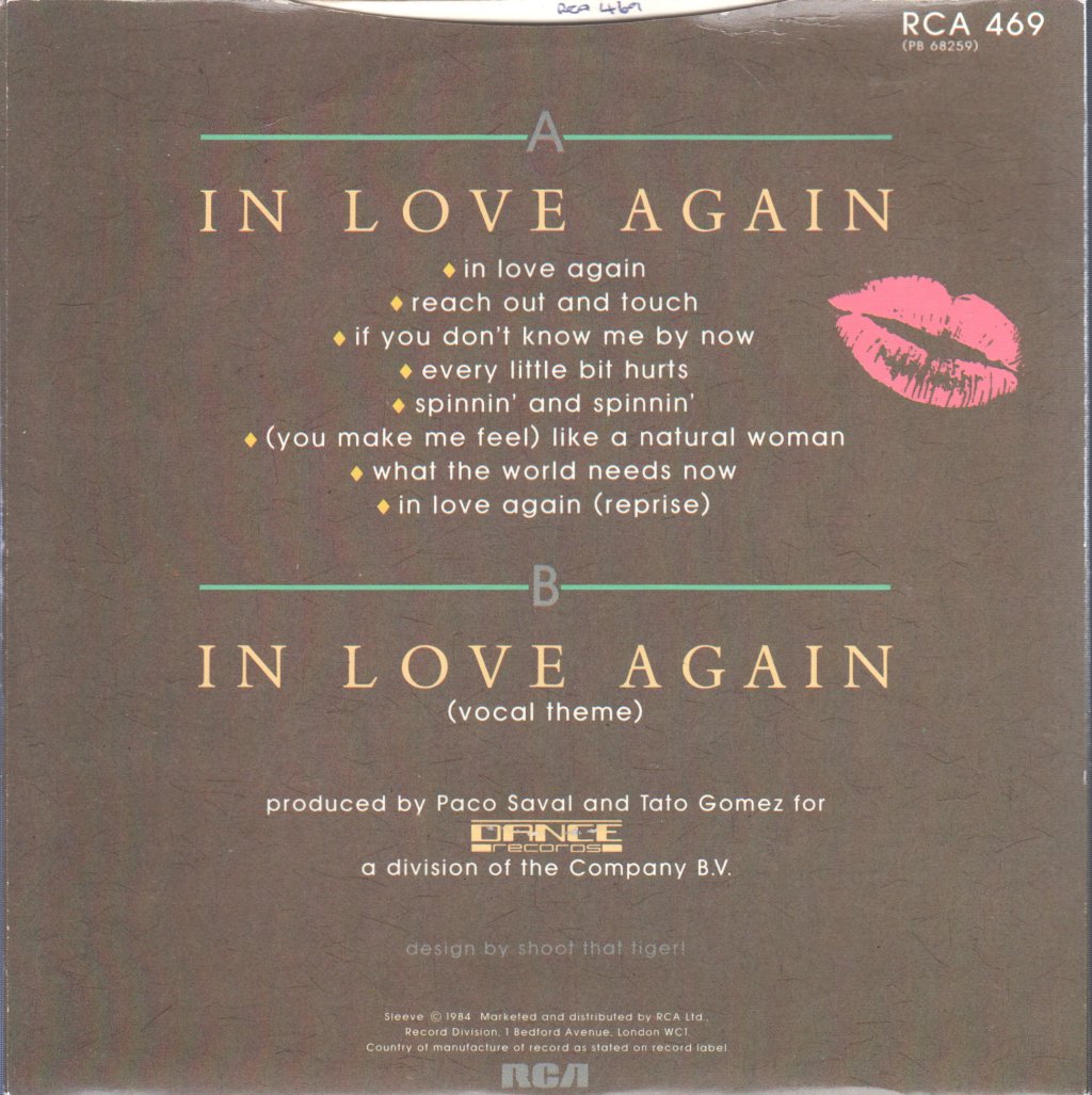 Band Of Gold - In Love Again - 7 Inch
