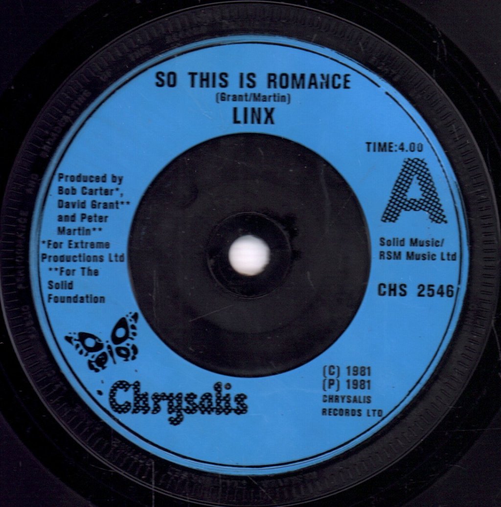 Linx - So This Is Romance - 7 Inch