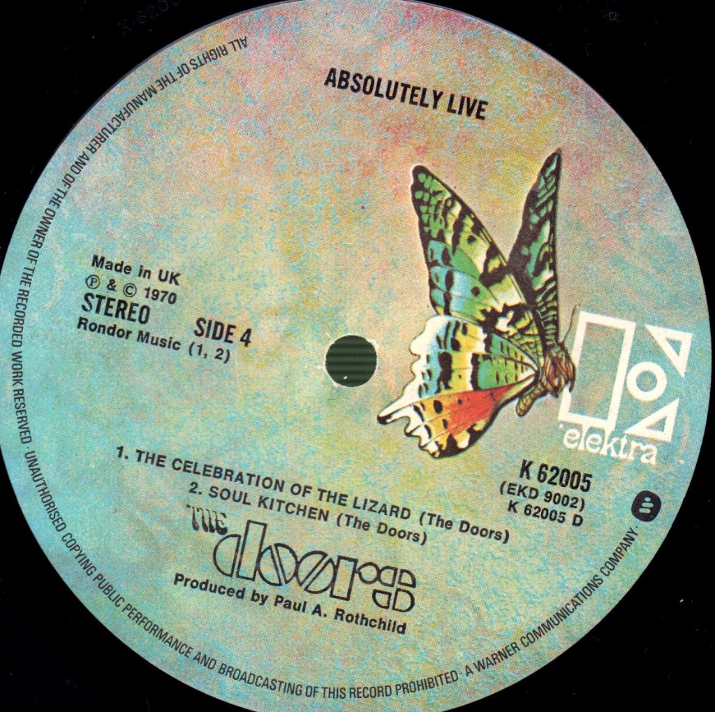 Doors - Absolutely Live - Double Lp