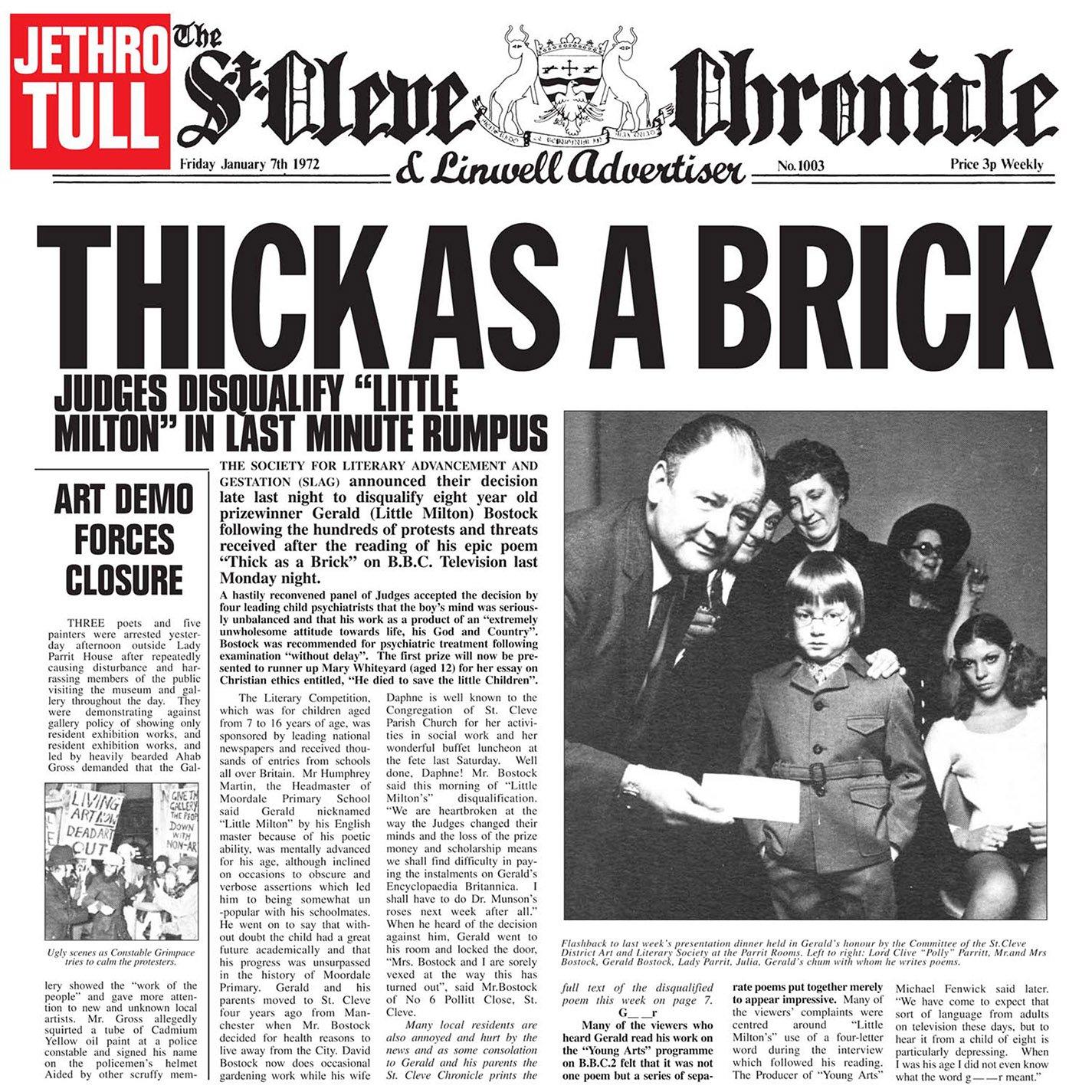 Jethro Tull - Thick As A Brick - Lp