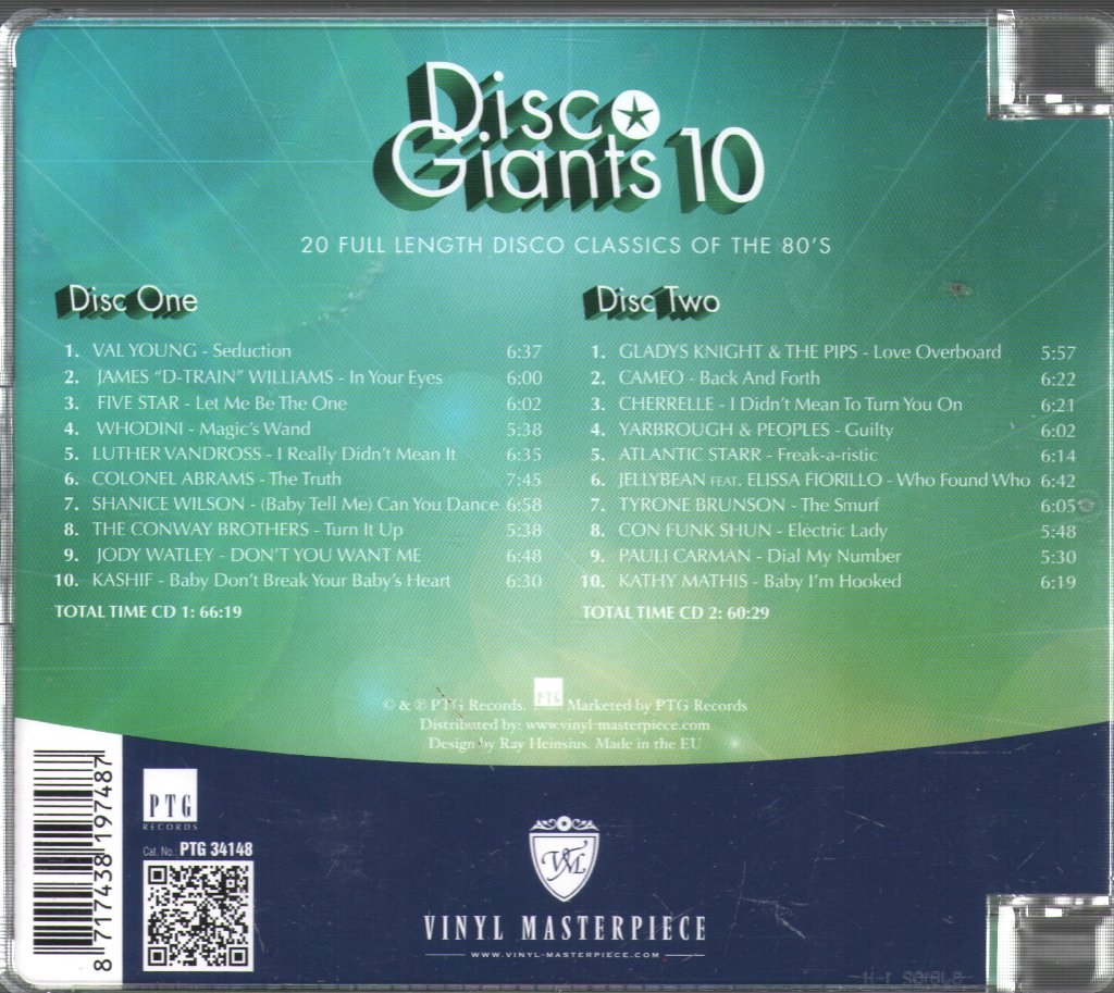 Various Artists - Disco Giants 10 - Double Cd