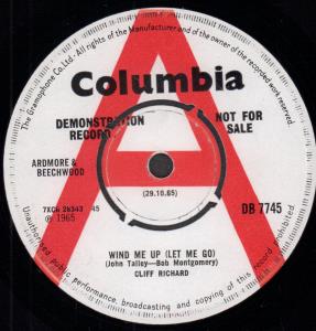Cliff Richard - Wind Me Up - 7 Inch