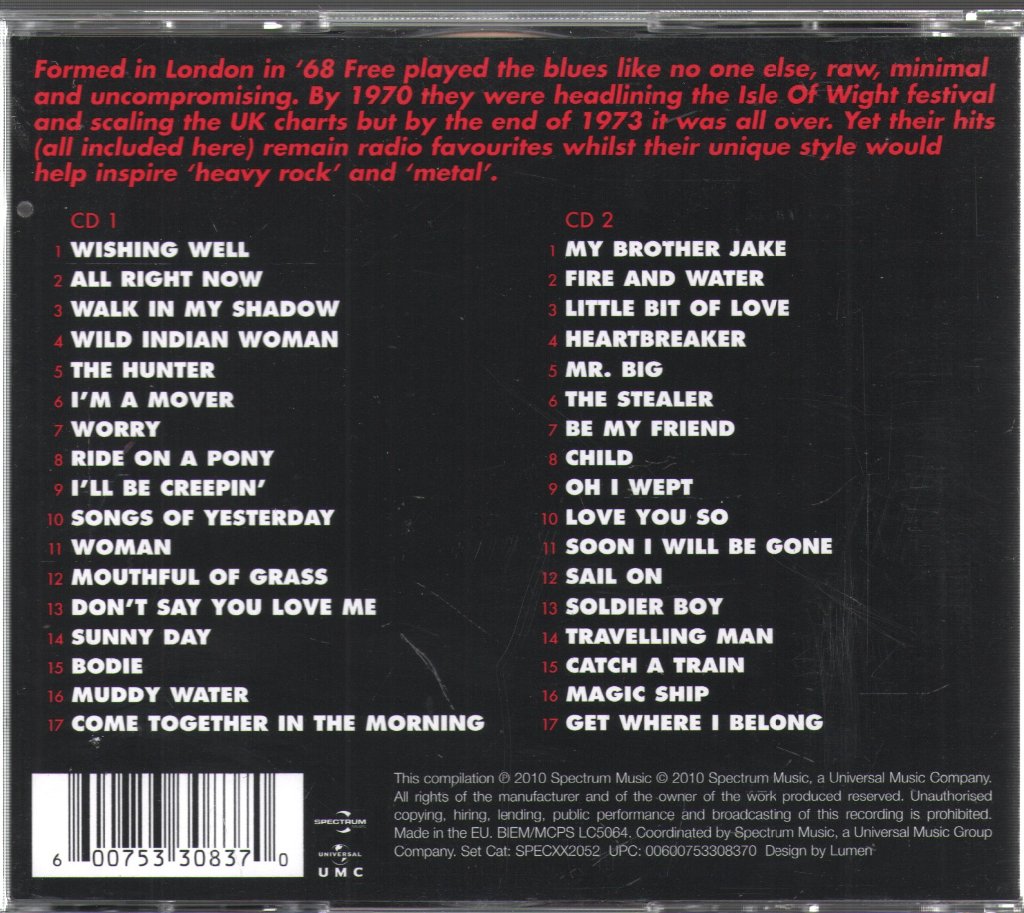 Free - Wishing Well - The Collection - Double Cd