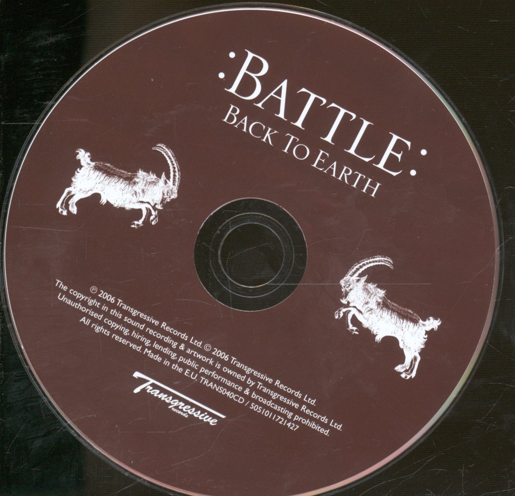 Battle - Back To Earth - Cd